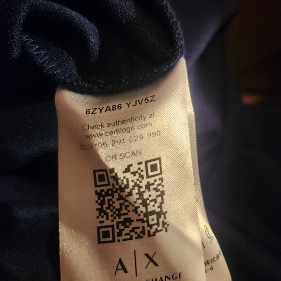 ARMANI EXCHANGE LONG SLEEVE DRESS SIZE SMALL - Picture 5 of 5